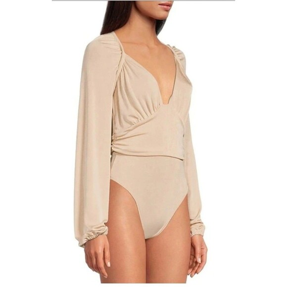 NWT Intimately Free People In Your Arms Bodysuit Blossom Pink Size M - Picture 2 of 11